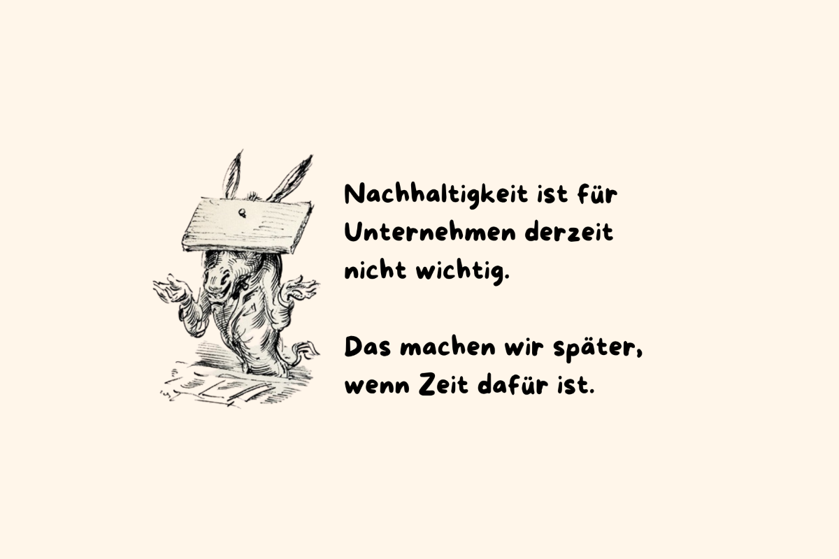 Mehr über den Artikel erfahren „Nachhaltigkeit ist jetzt unwichtig“ – was für eine Fehleinschätzung!