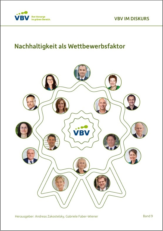 Publikation zur Aufbereitung von Expertenbeiträgen und Diskussionsergebnissen aus dem Format „VBV im Diskurs“. Das Bild veranschaulicht die Leistungen von RIM Management im Bereich Event Harvesting, Content Creation und strukturierte Wissensaufbereitung für Nachhaltigkeits- und Zukunftsthemen.